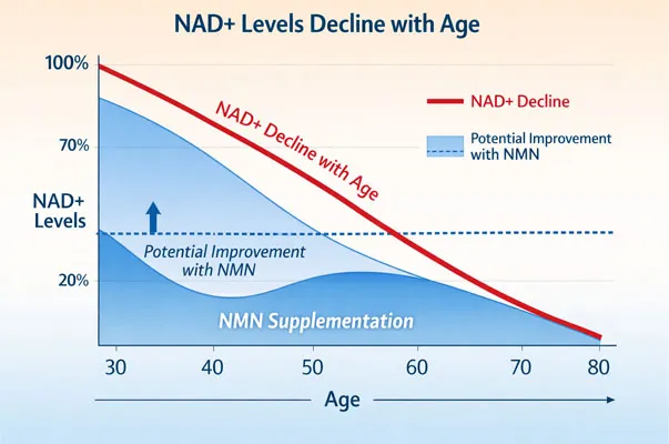 Nad Levels Decline with Age Nad Levels Decline with Age