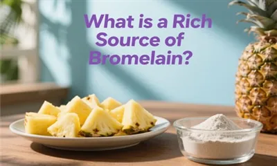 Vad är en rik källa till bromelain?